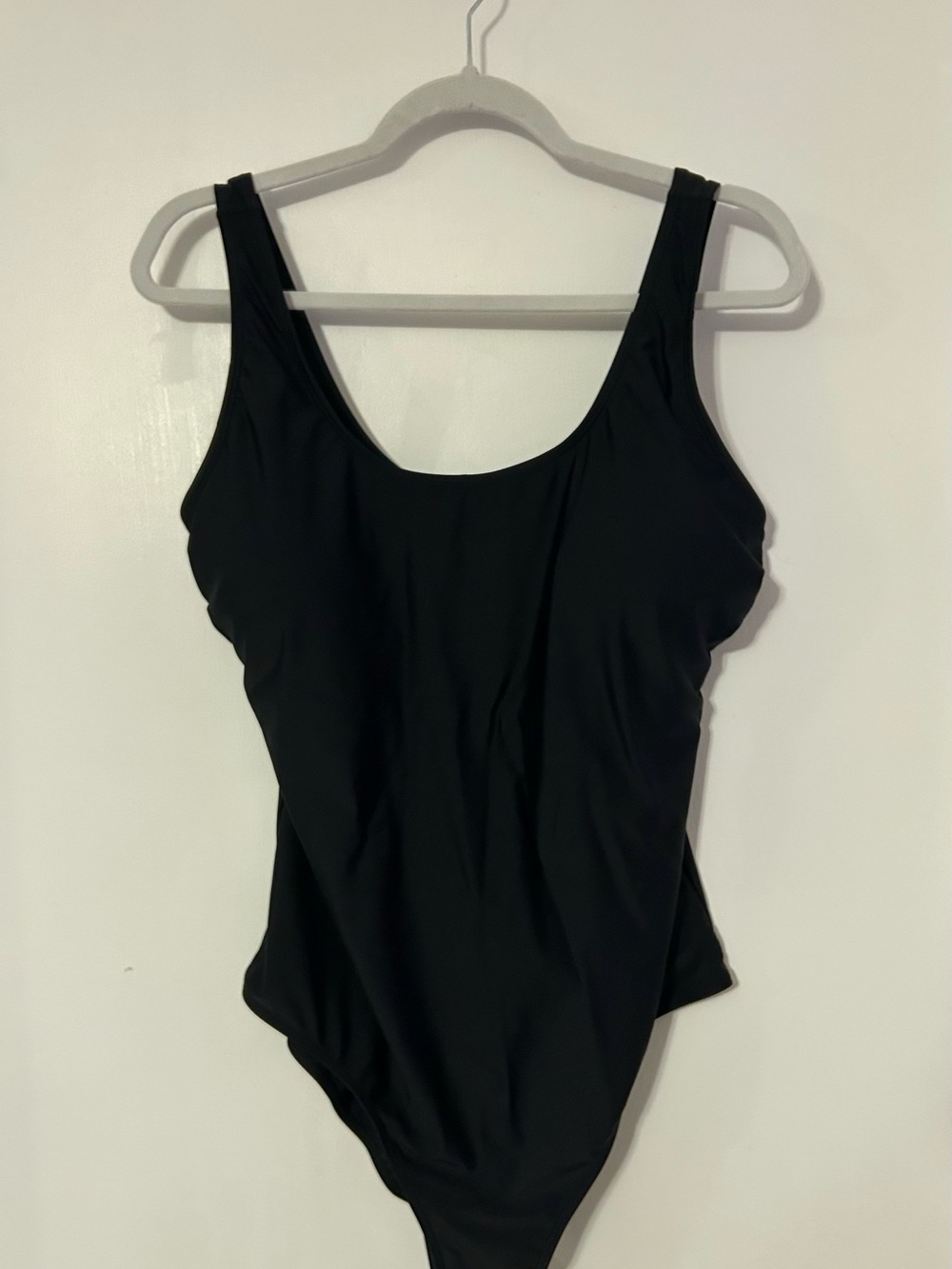 Plus Size Classic Black One-Piece Swimsuit